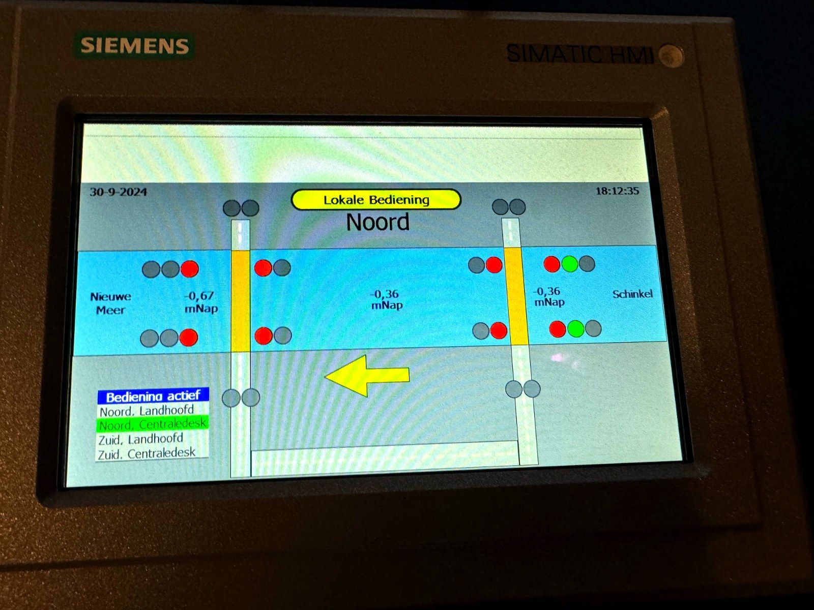 Siemens bedienpaneel